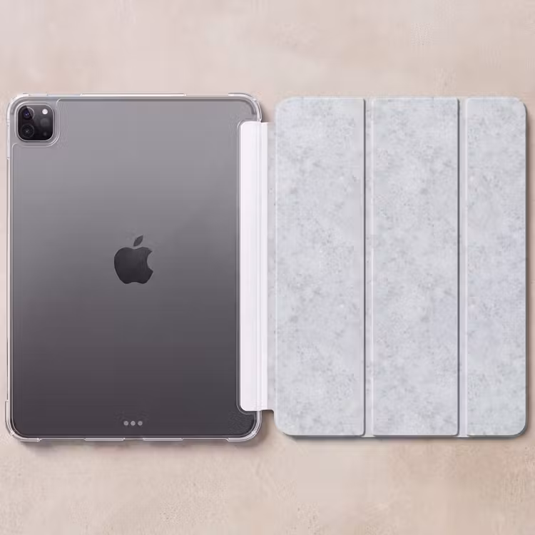 iPad-Hülle - Grau - Terrazzo-Effekt - Beton — 6