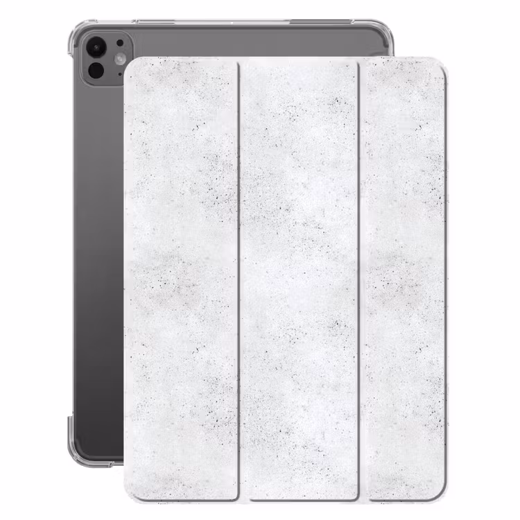 iPad-Hülle - Hellgrau - Betonstruktur - Dezent — 1