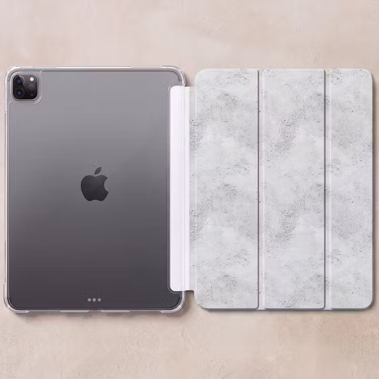 iPad-Hülle - Hellgrau - Grob - Dezent — 6