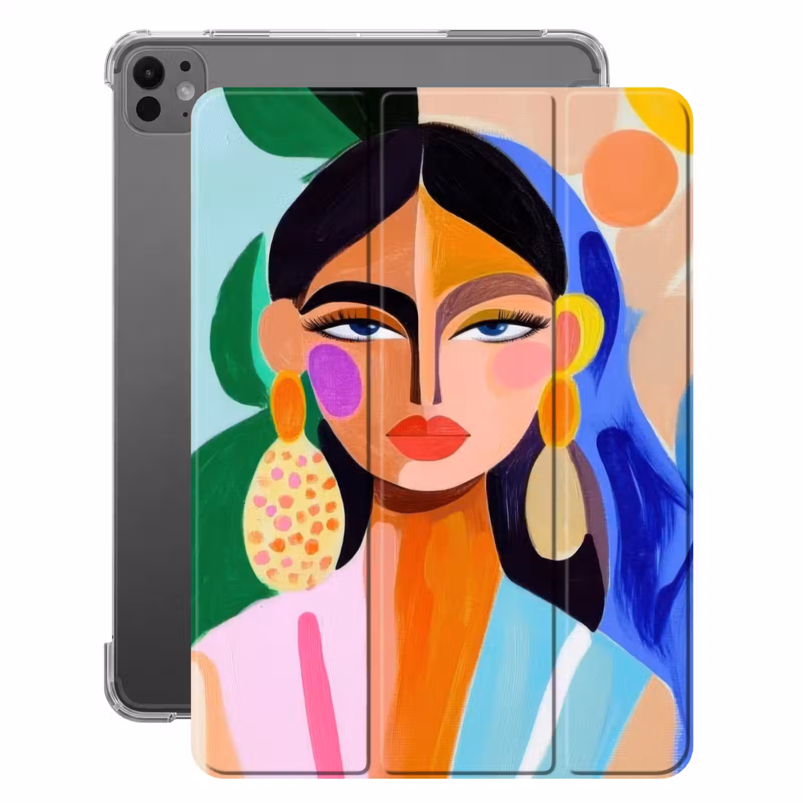 iPad-Hülle - Porträt - Frau - Modern — 1