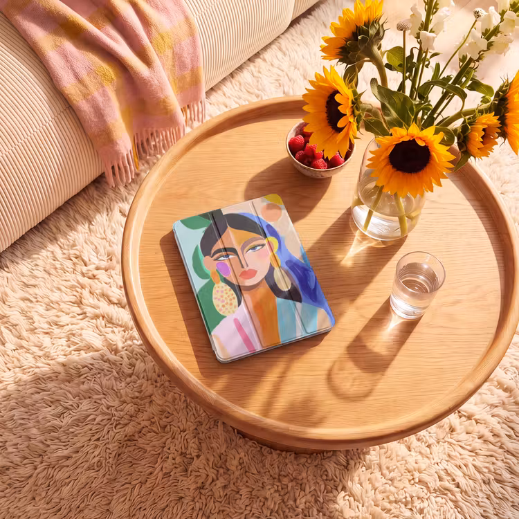 iPad-Hülle - Porträt - Frau - Modern — 2
