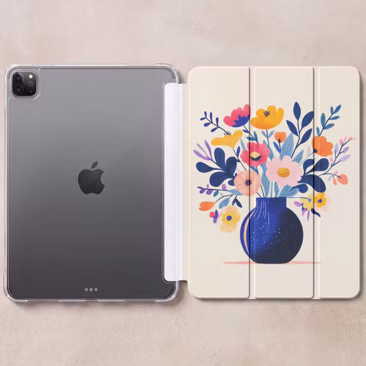 iPad-Hülle - Vase - Blumen - Blumenstrauß — 6