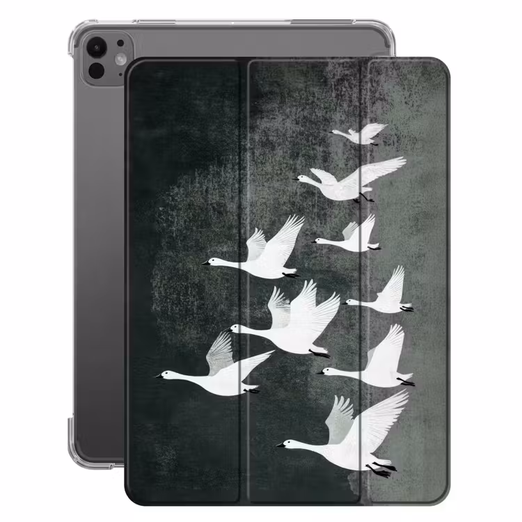 iPad-Hülle - Vogel - Japandi - Grün — 1