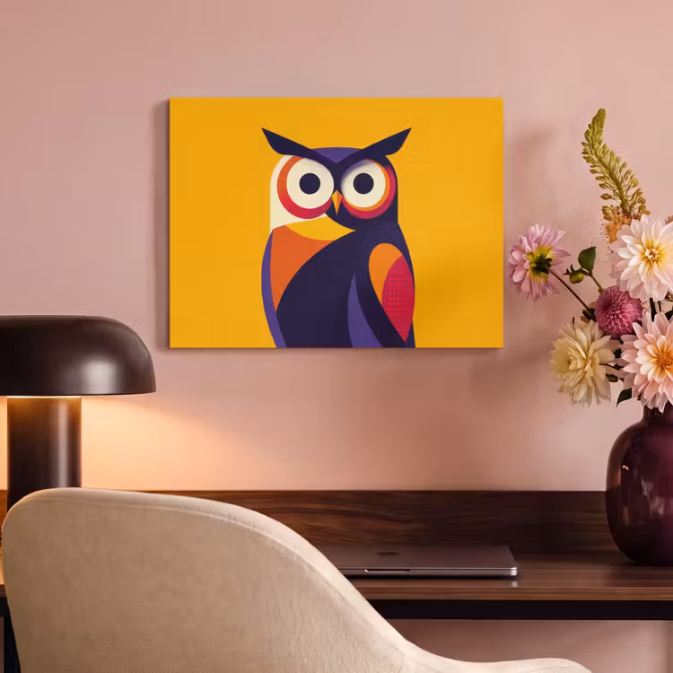 Akustikbild - Eule - Grafik - Bunt - Augen — 6