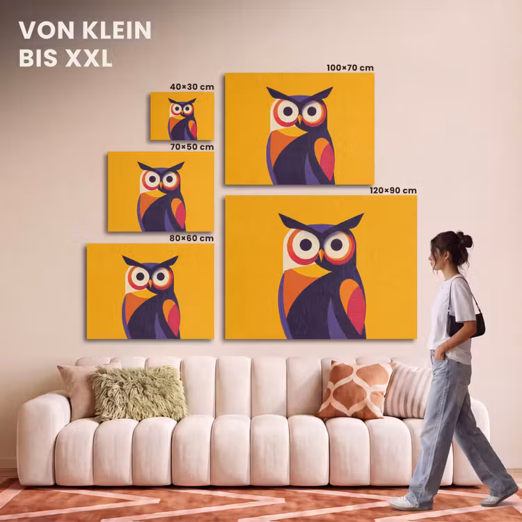 Akustikbild - Eule - Grafik - Bunt - Augen — 7