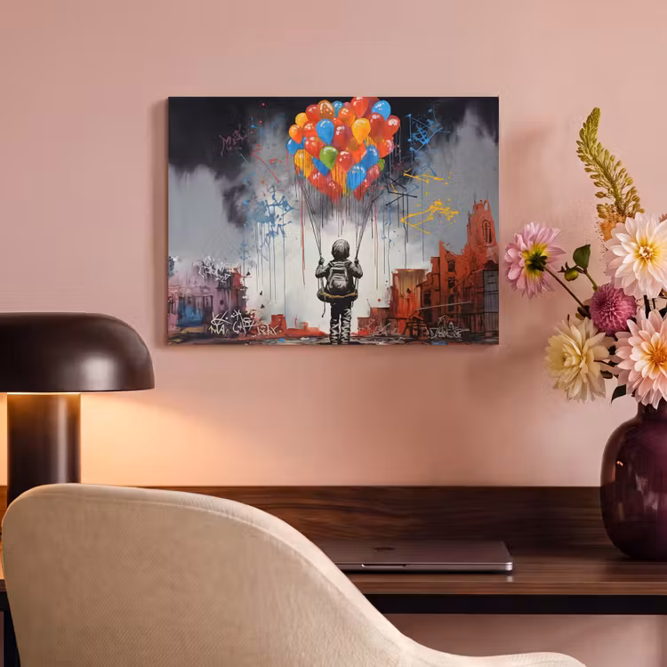 Akustikbild - Junge - Luftballons - Bauwerke - Kunst — 6