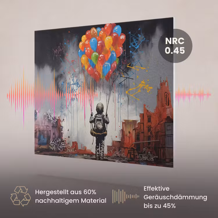 Akustikbild - Junge - Luftballons - Bauwerke - Kunst — 3