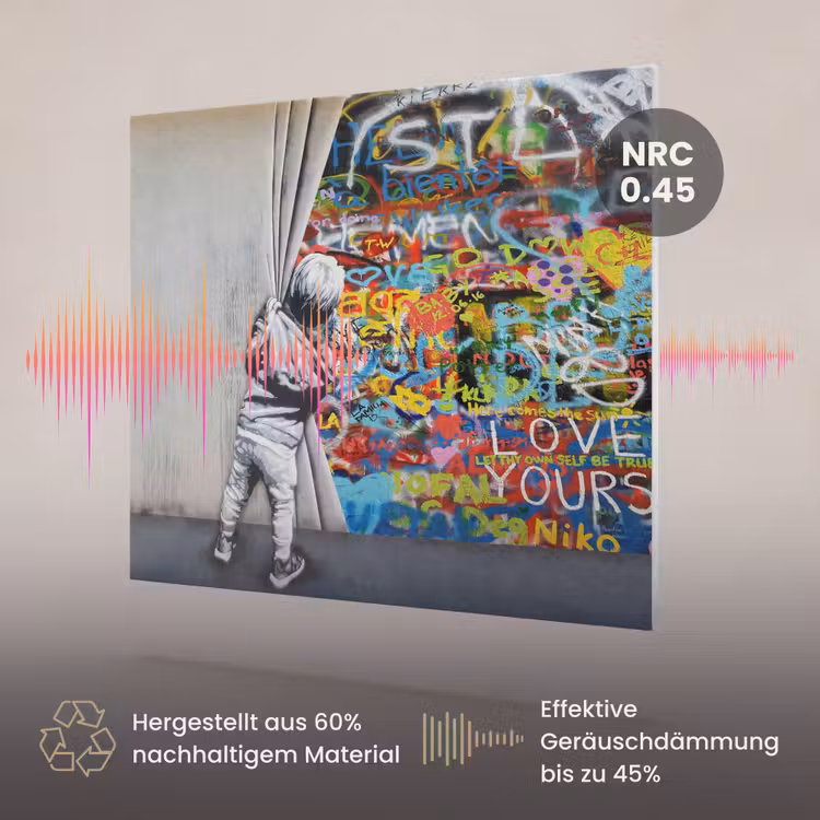 Akustikbild - Graffiti - Illusion - Junge - Straßenkunst — 3