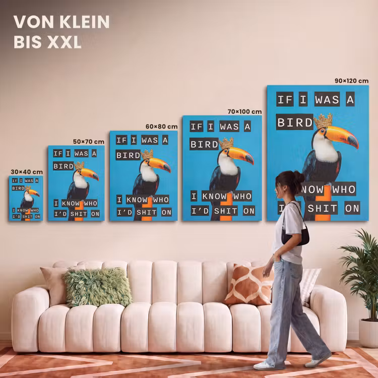 Akustikbild - Vogel - Tukan - Blau - Zitate — 7
