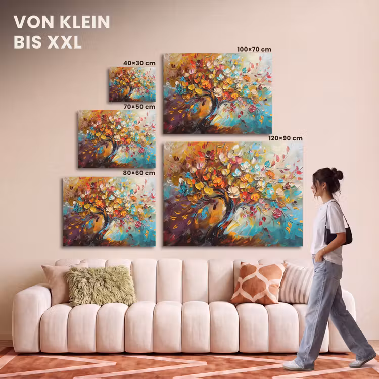 Akustikbild - Baum - Abstrakt - Bunt - Blumen — 7