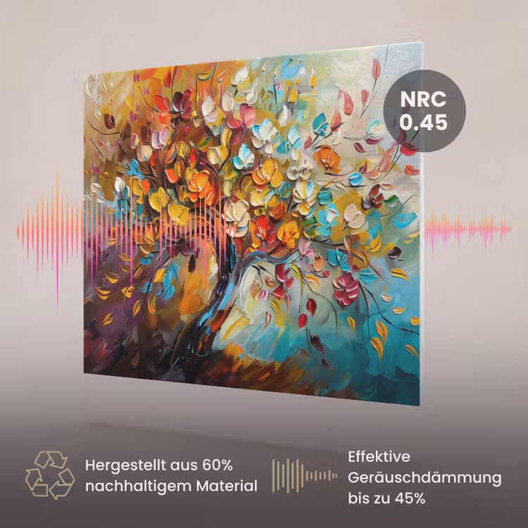 Akustikbild - Baum - Abstrakt - Bunt - Blumen — 3