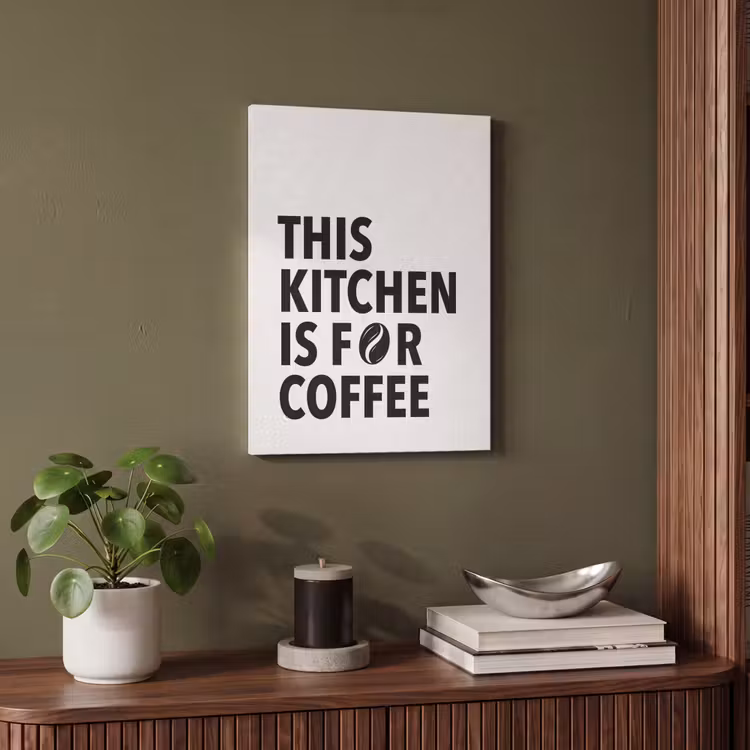 Akustikbild - Zitate - Kaffee - Bohnen - Modern — 6