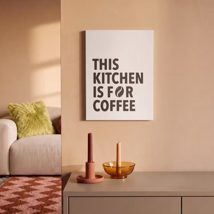 Akustikbild - Zitate - Kaffee - Bohnen - Modern — 2