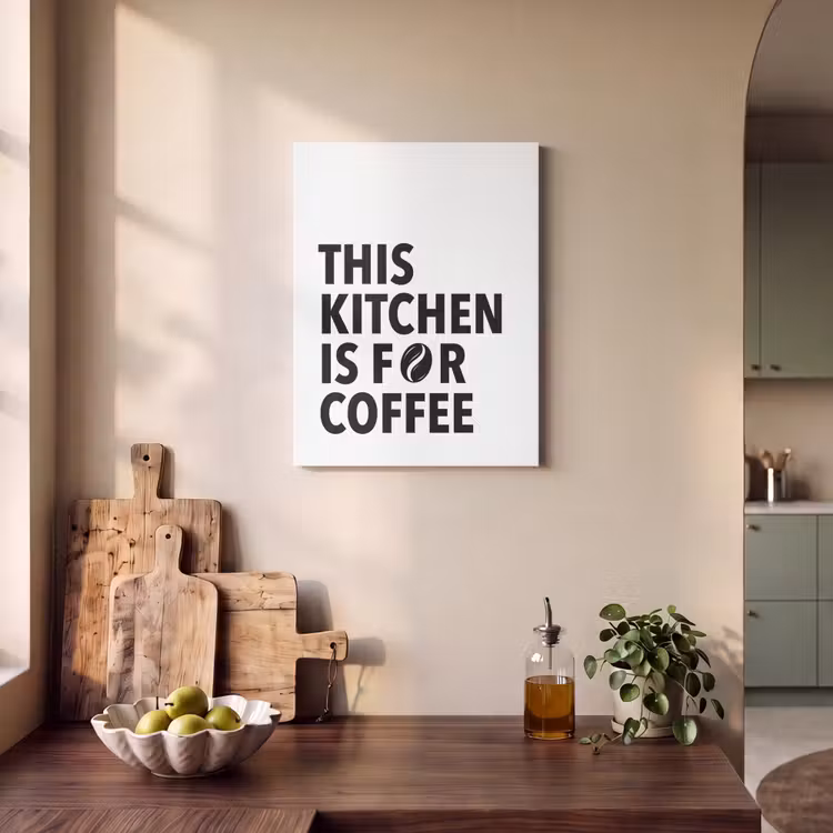 Akustikbild - Zitate - Kaffee - Bohnen - Modern — 4