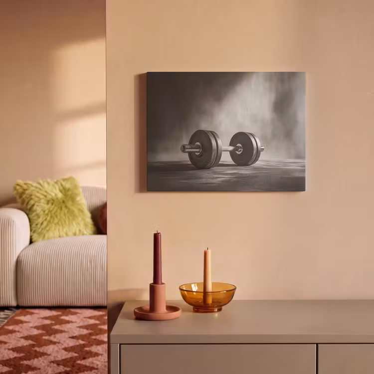 Akustikbild - Halter - Gewichte - Schwarz — 2