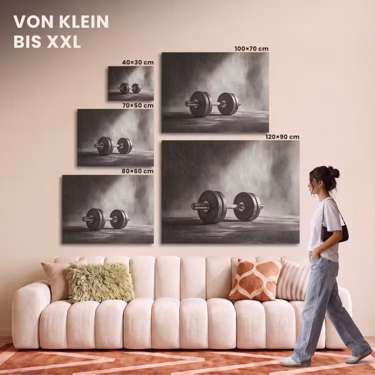 Akustikbild - Halter - Gewichte - Schwarz — 7