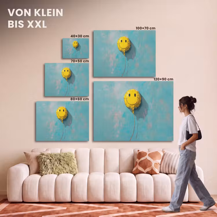 Akustikbild - Luftballon - Gelb - Smiley — 7