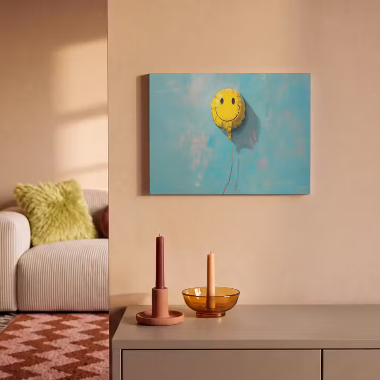 Akustikbild - Luftballon - Gelb - Smiley — 2
