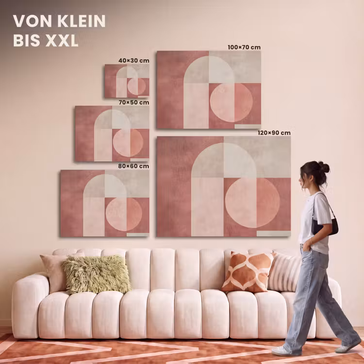 Akustikbild - Figuren - Abstrakt - Rosa — 7