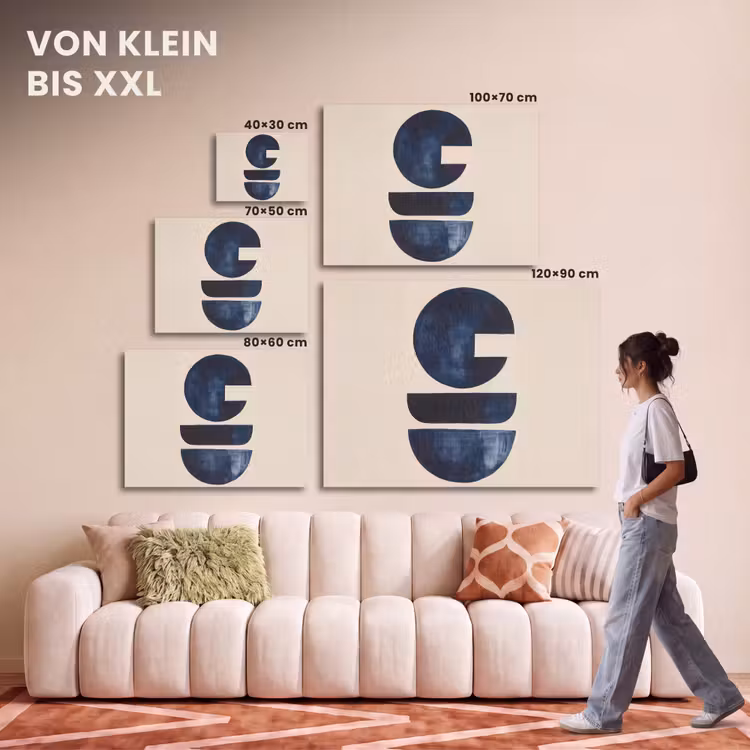 Akustikbild - Formen - Blau - Abstrakt — 7