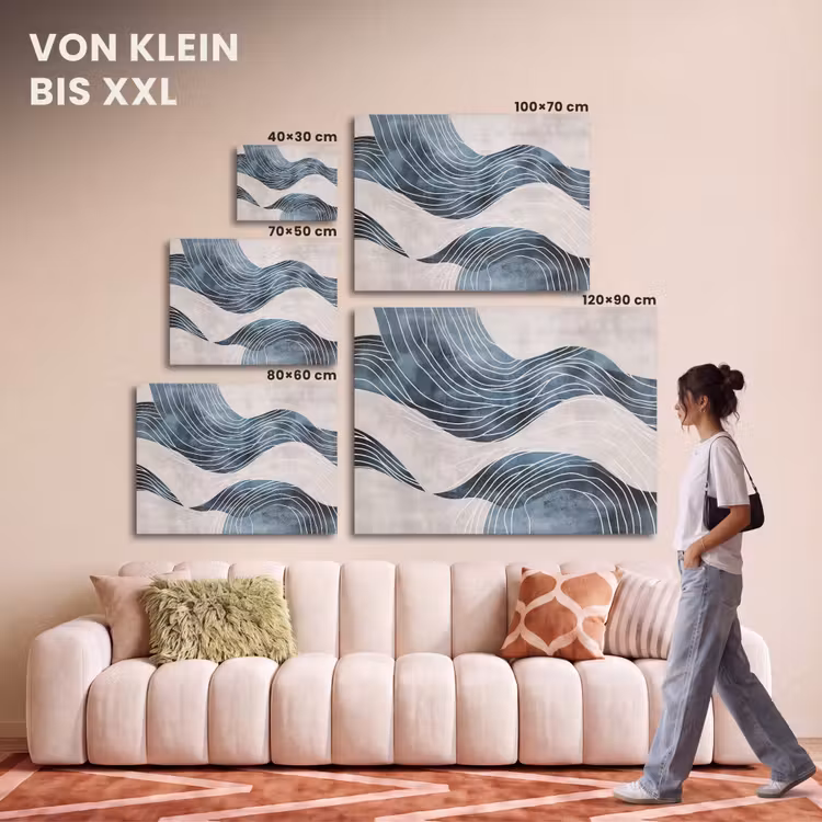 Akustikbild - Linien - Wellen - Abstrakt - Grau — 7