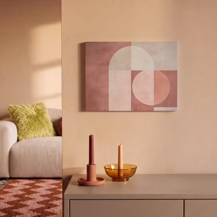 Akustikbild - Figuren - Abstrakt - Rosa — 2
