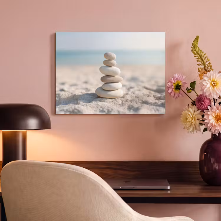 Akustikbild - Steine - Stapel - Sand - Meer — 6