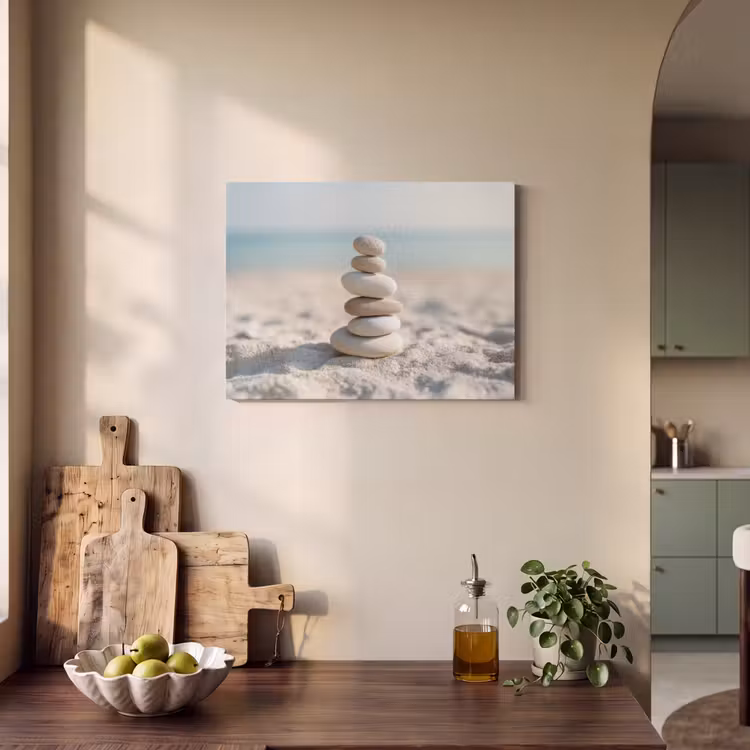 Akustikbild - Steine - Stapel - Sand - Meer — 4