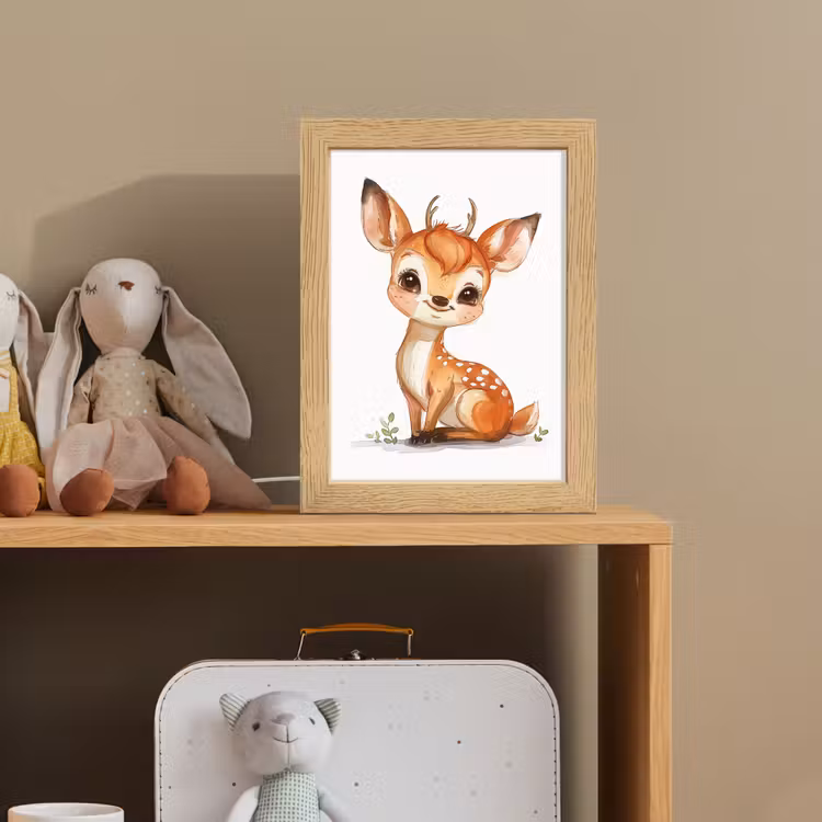 Nachtlicht Kinder - Hirsche - Baby - Tiere — 4