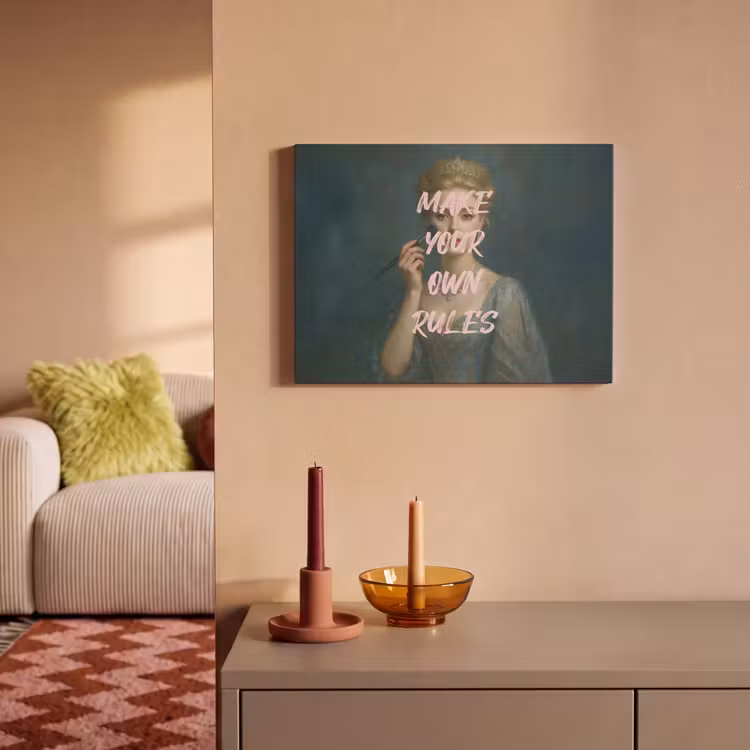 Akustikbild - Klassisch - Verschnörkelt - Rosa — 2