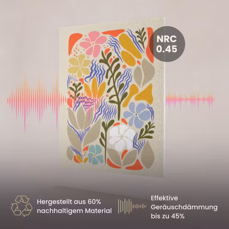 Akustikbild - Abstrakt - Blumen - Blätter — 3