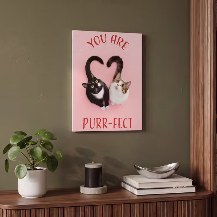 Akustikbild - Katze - Herz - Text - Valentinstag — 6
