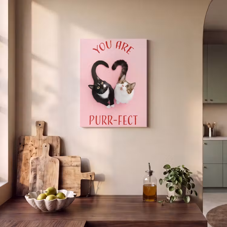 Akustikbild - Katze - Herz - Text - Valentinstag — 4