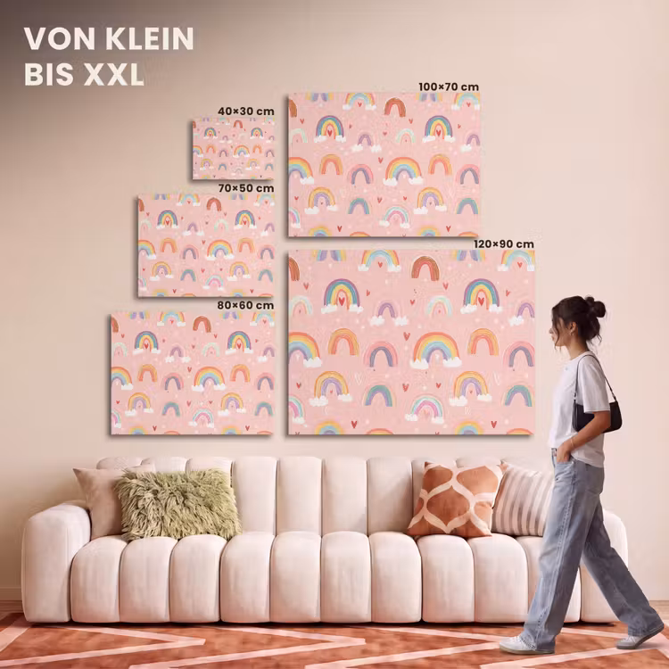 Akustikbild - Regenbogen - Muster - Pastell — 7