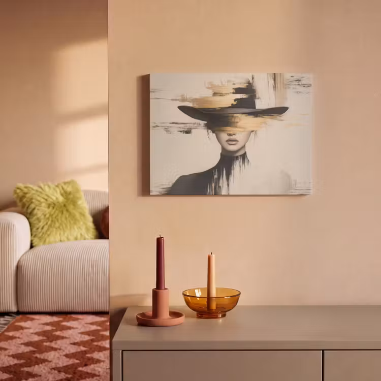Akustikbild - Frau - Hut - Farbe — 2