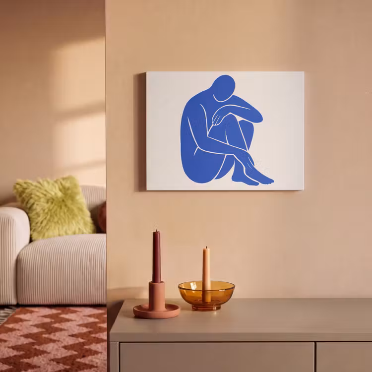 Akustikbild - Körper - Abstrakt - Blau — 2