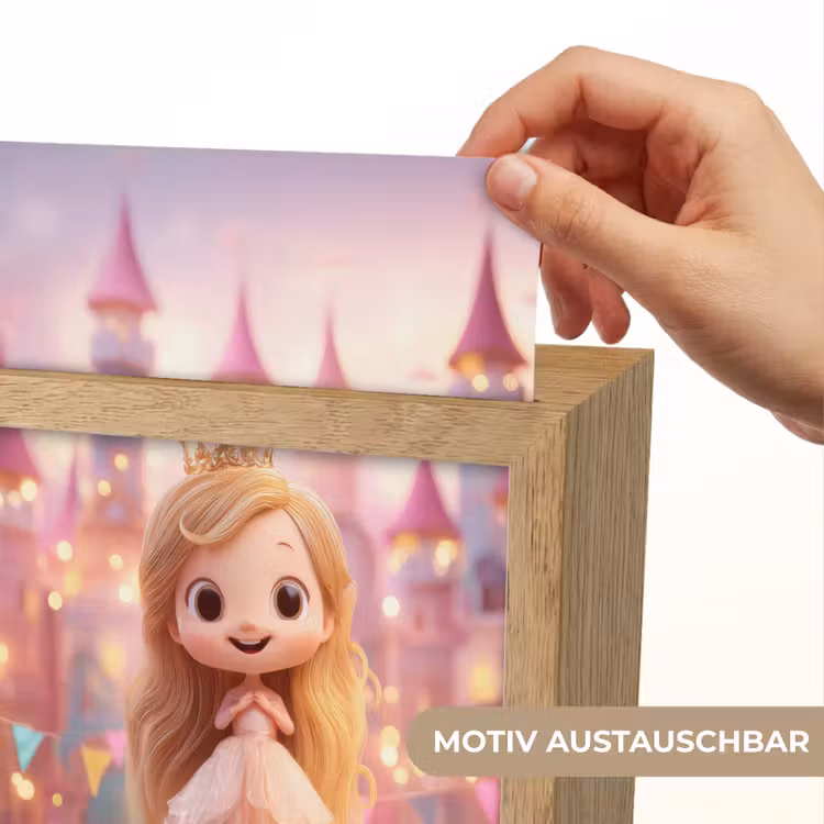Nachtlicht Kinder - Prinzessin - Rosa - Schloss — 3