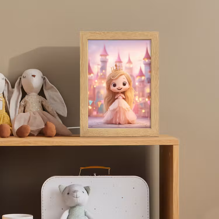 Nachtlicht Kinder - Prinzessin - Rosa - Schloss — 4