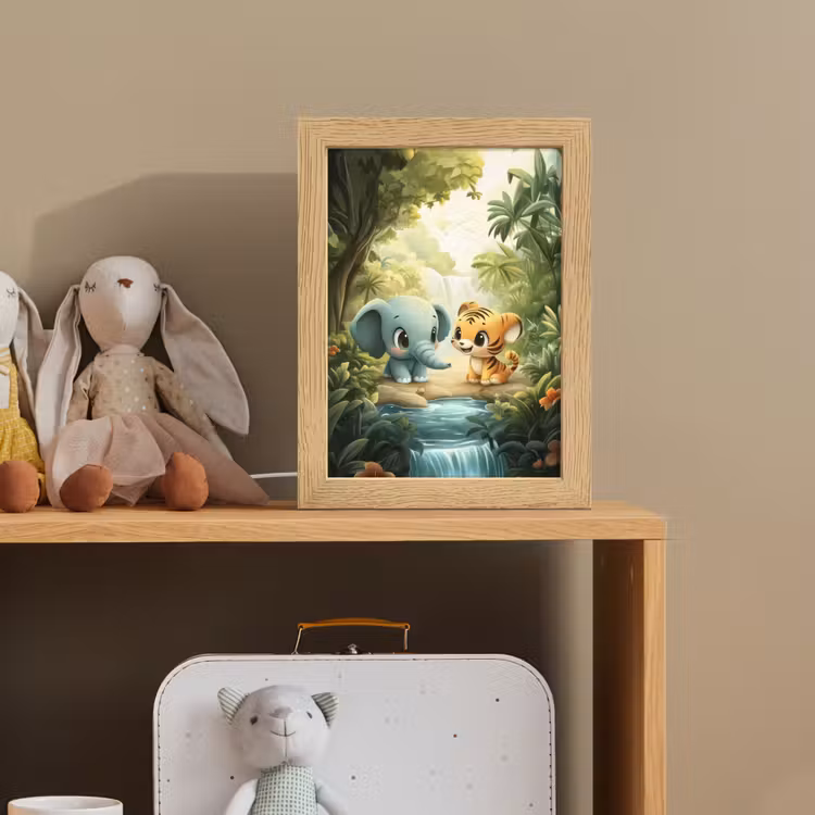 Nachtlicht Kinder - Elefant - Tiger - Wald - Dschungel — 4