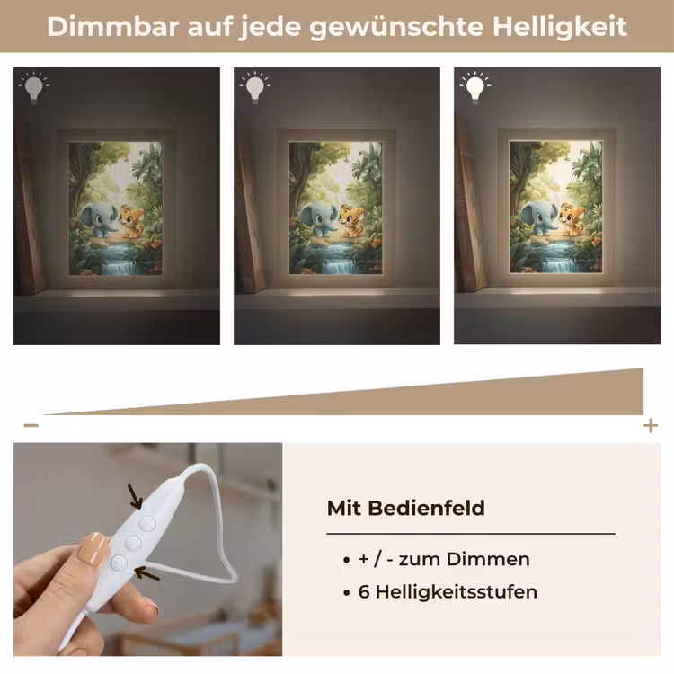 Nachtlicht Kinder - Elefant - Tiger - Wald - Dschungel — 7