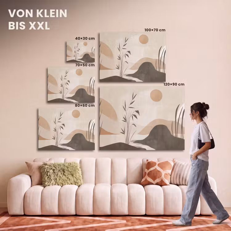 Akustikbild - Japandi - Landschaft - Beige — 7