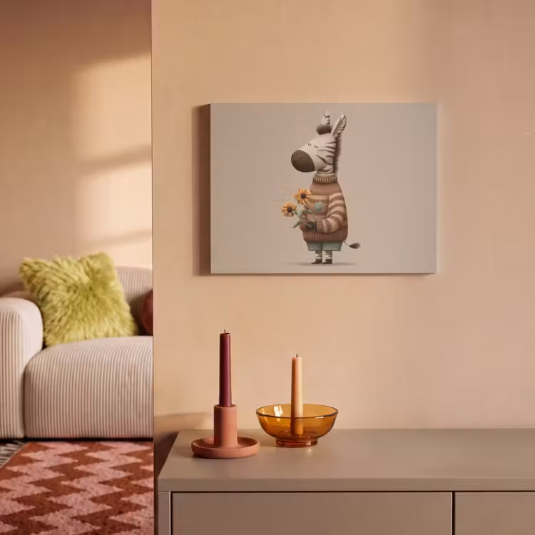 Akustikbild - Zebra - Sonnenblumen - Warm — 2