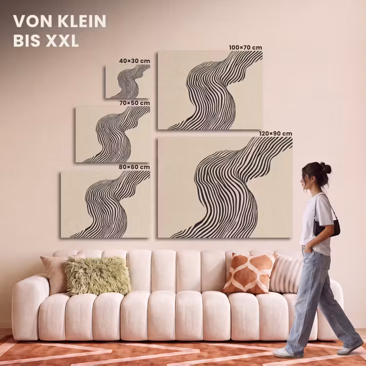 Akustikbild - Gewellt - Linien - Abstrakt - Silhouette — 7