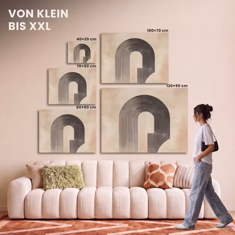 Akustikbild - Schleife - Streifen - Minimalistisch - Schwarz — 7