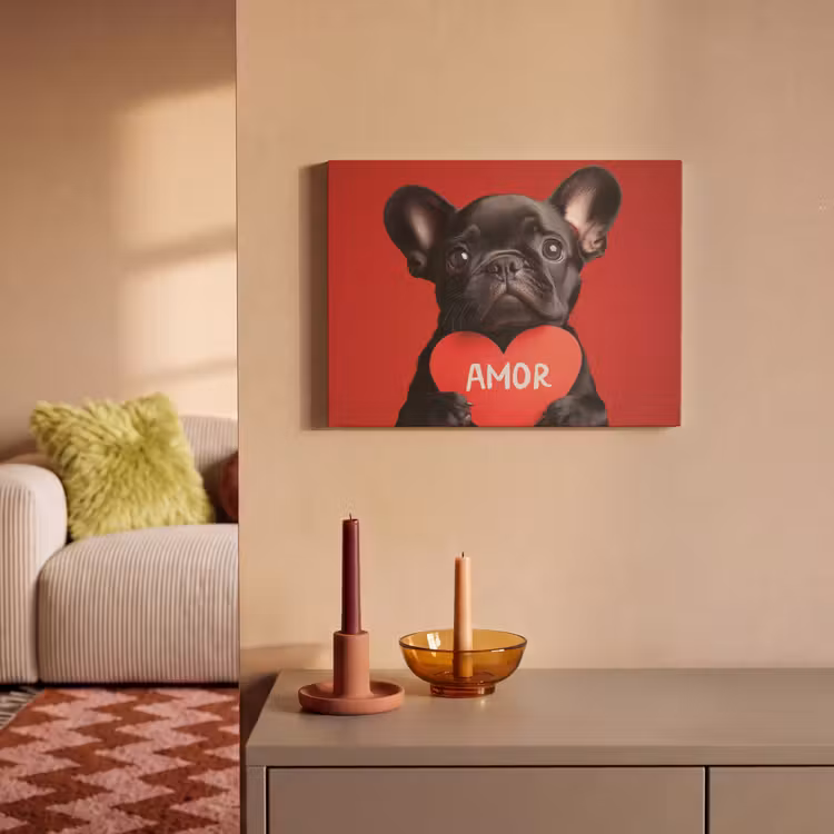 Akustikbild - Amor - Hund - Herz - Rot — 2