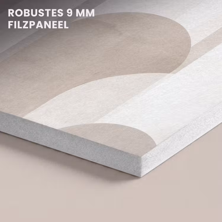 Akustikbild - Abstrakte Bögen - Modern - Beige — 5