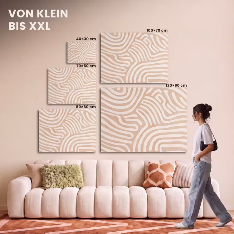 Akustikbild - Beige - Erde Muster — 7