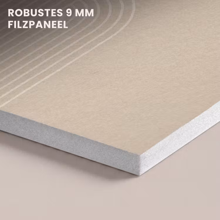 Akustikbild - Parallele Linien - Leichte Textur - Beige — 5