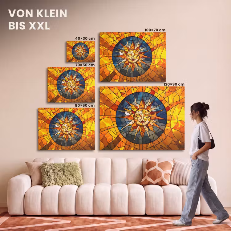Akustikbild - Mosaik - Sonne - Gelb - Kreis — 7