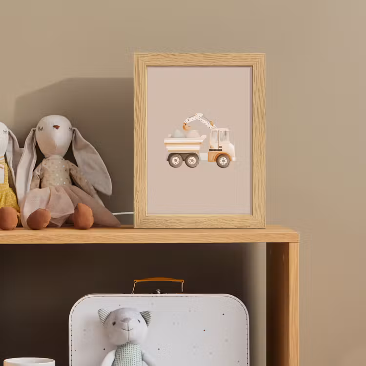 Nachtlicht Kinder - Kipplaster - Auto - Beige — 4